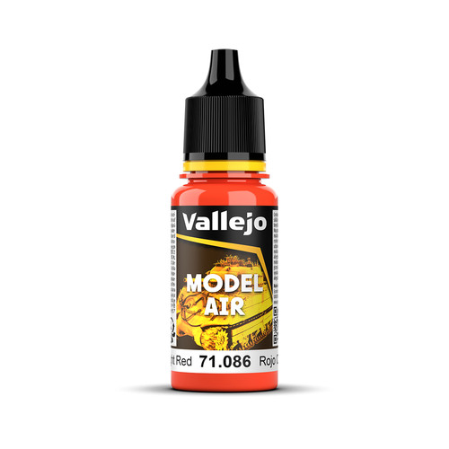 Rouge clair 18ml - rouge, vallejo
