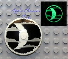 Lego 4x4 Glow in Dark Crescent