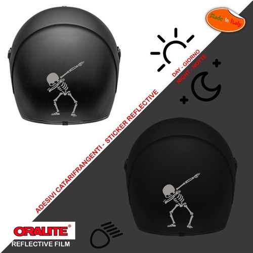 Adesivi casco rifrangenti