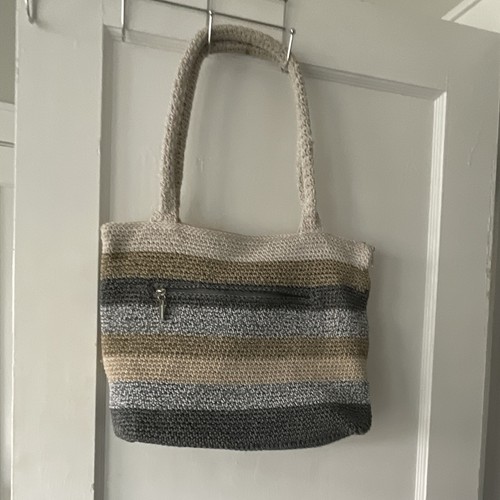 Borsa tote righe zip - borsa,