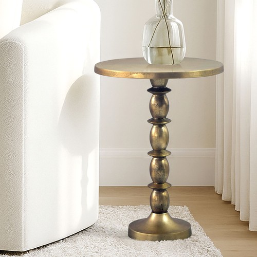 Tavolino alluminio oro - 40, cm