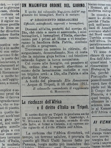 Articoli stampa originali - di,