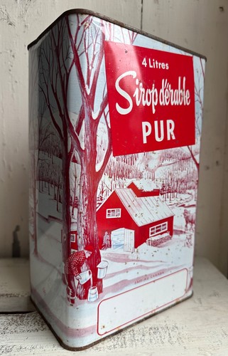 Latta vintage sciroppo acero - sciroppo, d'acero