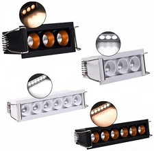 Faretto da Incasso LED Rettangolare per Controsoffitto Design Moderno da Interni