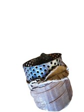 TUNING CANNA FORATA MITRAGLIATA Silenziatore auto scarico terminale 