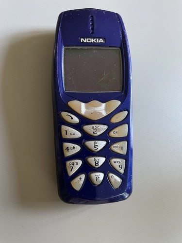 Vintage nokia 3310 blue cell - nokia,