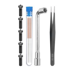 Kit Ugelli 3D, 5pz Stampante 3D Acciaio Temprato Ugelli Alta Velocità 1mm