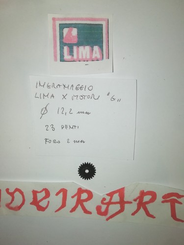 Lima ricambio ingranaggio - lima-ricambio, per