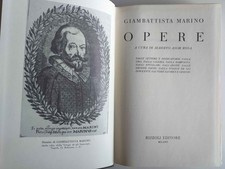 OPERE GIAMBATTISTA MARINO-A CURA DI ALBERTO ASOR ROSA-I CLASSICI RIZZOLI-1967