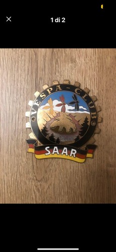 Placca badge anni - anni, vespa