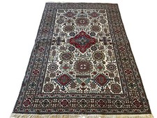 Shirwan antico ottime condizioni molto decorativo annodato a mano beige 190x135 206794