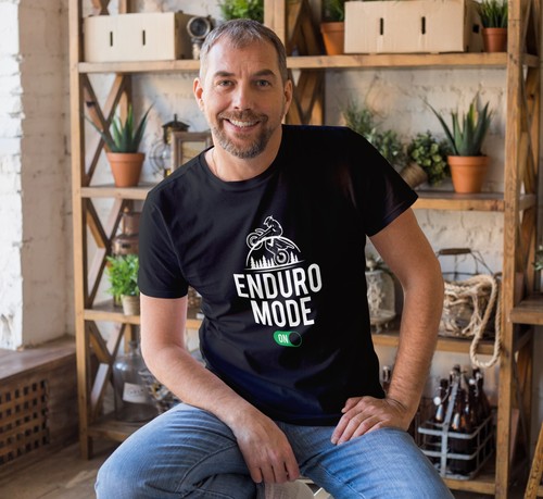 Am0097 shirt nera enduro - am0097-t-shirt,