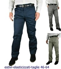 pantaloni uomo elasticizzati