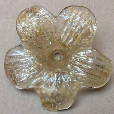 Fiore Rosella Vetro Murano Graniglia Ricambio Lampadario Appliqué Cornici  Deco’