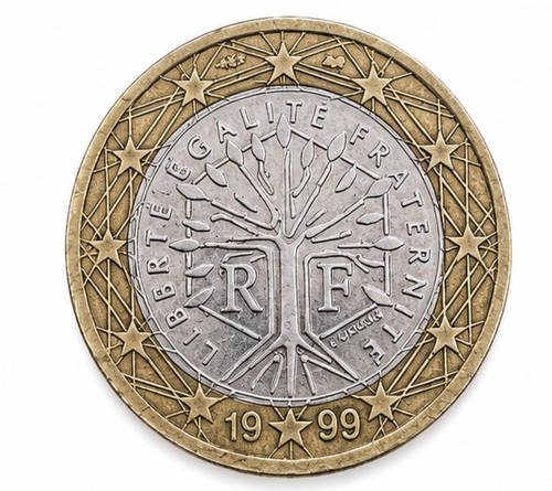 Moneta euro francia 1999 - 1,