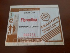 BIGLIETTO STADIO GENOA