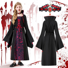 Costume Vampiro Bambino Nero E