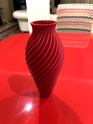 Vaso decorativo rosso - vaso,