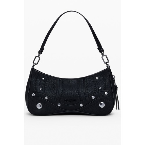 Desigual black polyurethane - desigual,