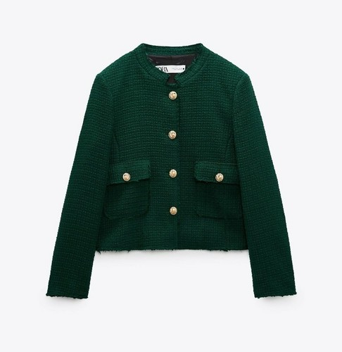New zara aw21 green - zara,