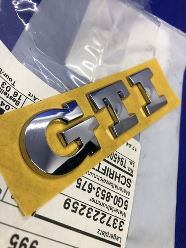 Logo badge volkswagen gti golf - volkswagen,