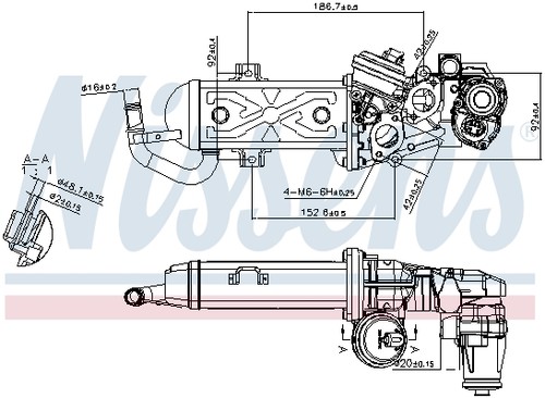 Nissens 98178 valvola egr per - valvola,
