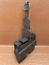 Raro Lucchetto In Ferro 1800