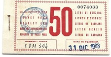 Buono per 50 Litri di Benzina