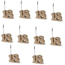 Segnaposto in legno 18 anni