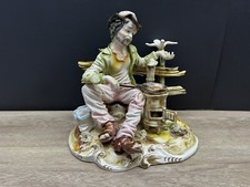 Rara statuina vintage grande