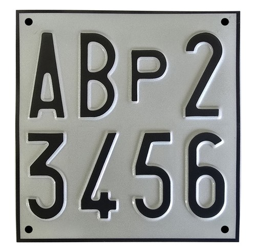 Targa prova con - prova,