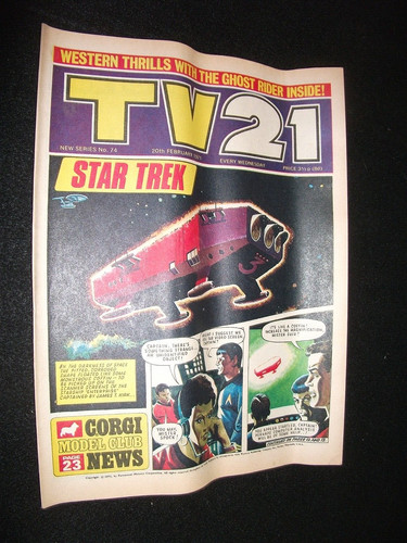Tv21 comic 1971 20th - comic.,