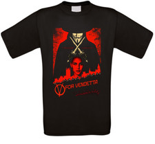 T-shirt cult V for Vendetta V