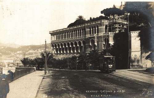 Genova tram villa figari - tram,