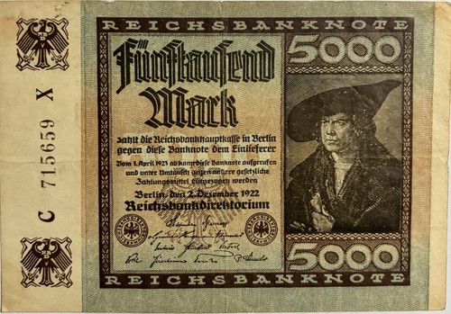 Germania 1923 banconota - banconota, da