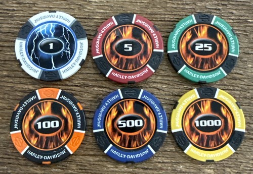 Harley davidson fiches poker - harley,