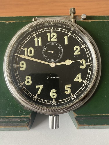 Vintage rare helvetia clock - vintage,