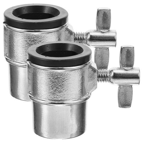 2pz staffa tamburo argento - 2pz,