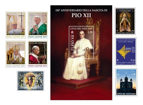 Francobolli vaticano 2026 - vaticano,