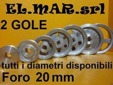 Puleggia Foro 20 mm 2 gole