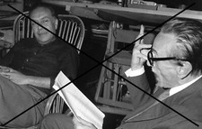 PHOTO DE EDUARDO DE FILIPPO RENATO GUTTUSO 1967