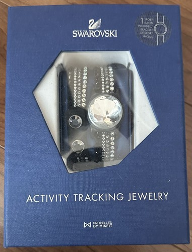 Swarovski swan cristallo nero - swarovski,