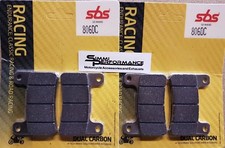 Pastiglie freno anteriori SBS Dual Carbon Race Kawasaki ZX4R SE RR 400 2023 2024