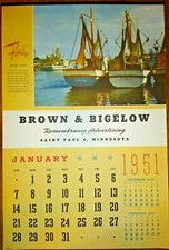 1951 Brown & Bigelow venditore