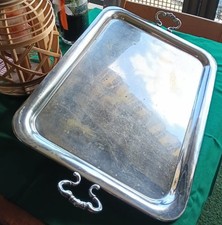 VASSOIO BAGNATO IN ARGENTO