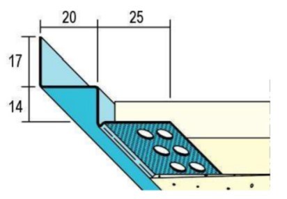 Profilo delimitazione zincata - profilo,