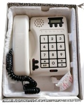 Telefono sip Mod. Yuppie 2, brondi design, anni '80 colore Bianco