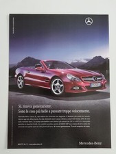 Clipping Pubblicità Advertising 2008 Nuova MERCEDES-BENZ CLASSE SL