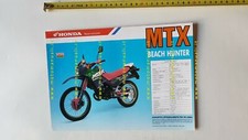 HONDA MTX 125 Beach Hunter 1987 depliant ITALIANO originale brochure
