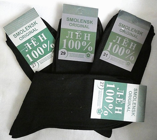 Calze uomo 100 lino naturale - 100%,